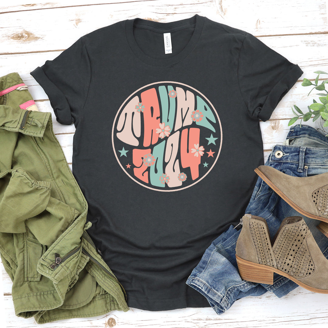 TRUMP 2024 - CHARCOAL SHIRT - WOMENS Tee