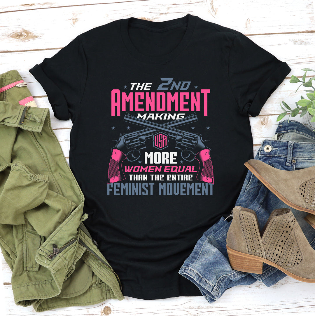 2ND AMENDMENT FEMINIST - WOMENS Tee