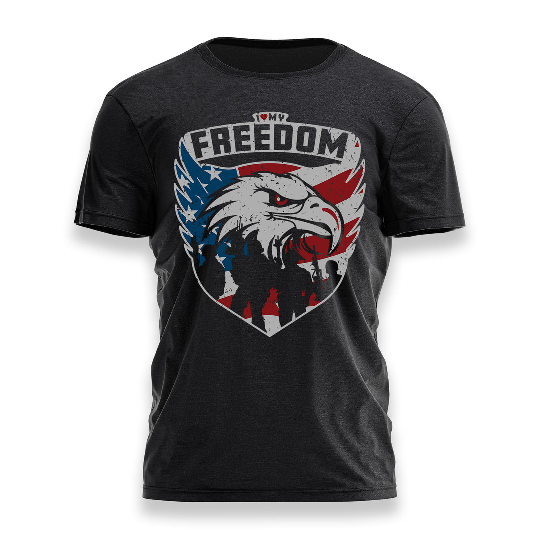 Love My Freedom Shield Tee