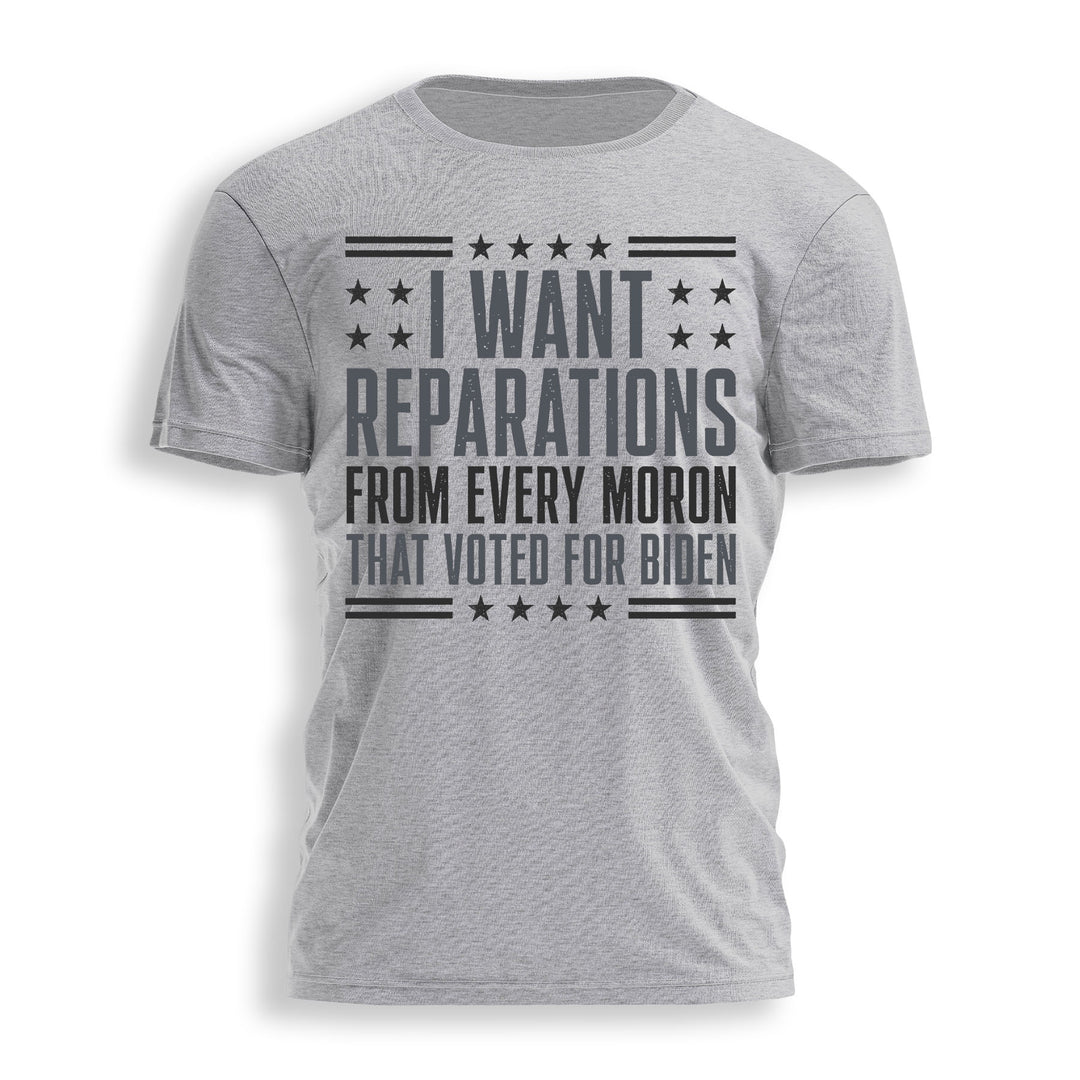 REPARATIONS HEATHER GREY TSHIRT Tee