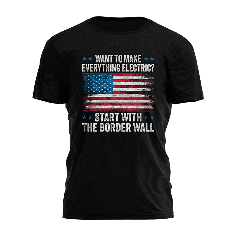 ELECTRIC BORDER WALL Tee - 1676