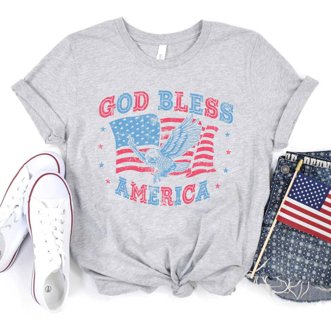 GOD BLESS AMERICA WOMENS Tee