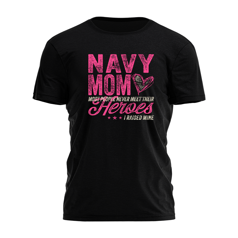 Navy Mom Hero Tee - 2264