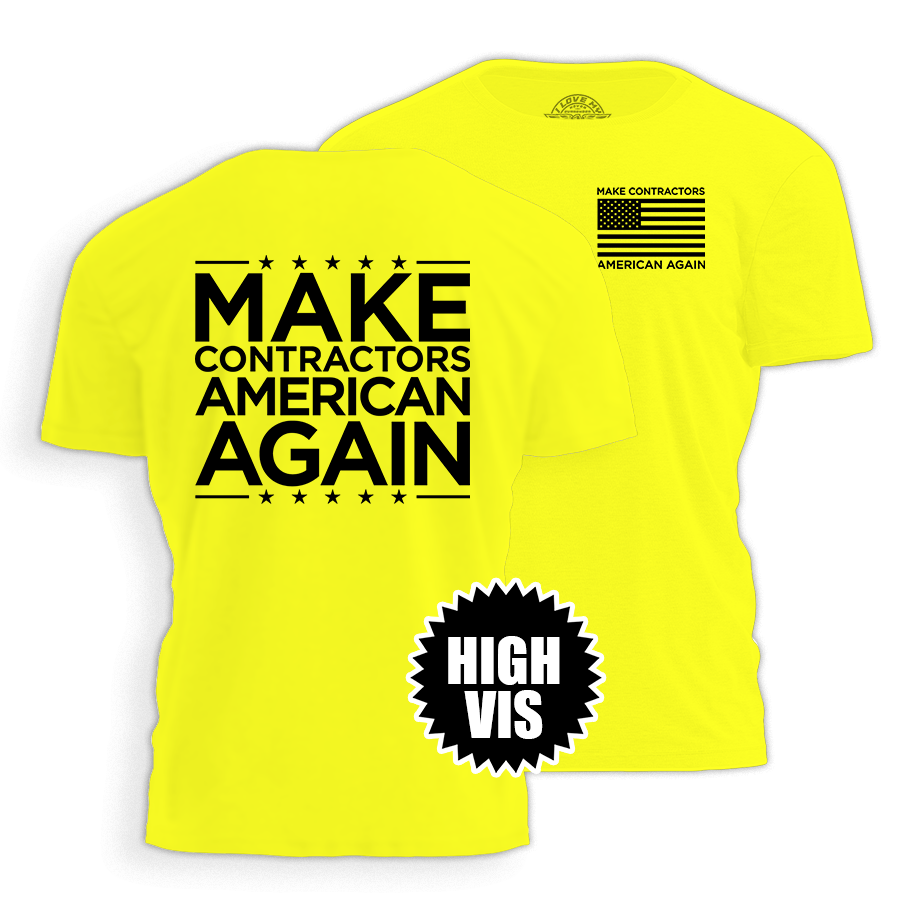 American Contractors - Hi-Vis Tee - 3969
