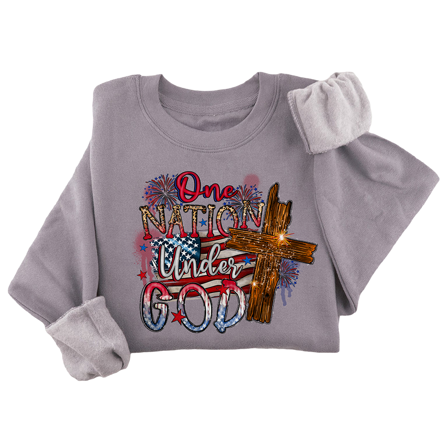 One Nation Under God Crewneck - 3088