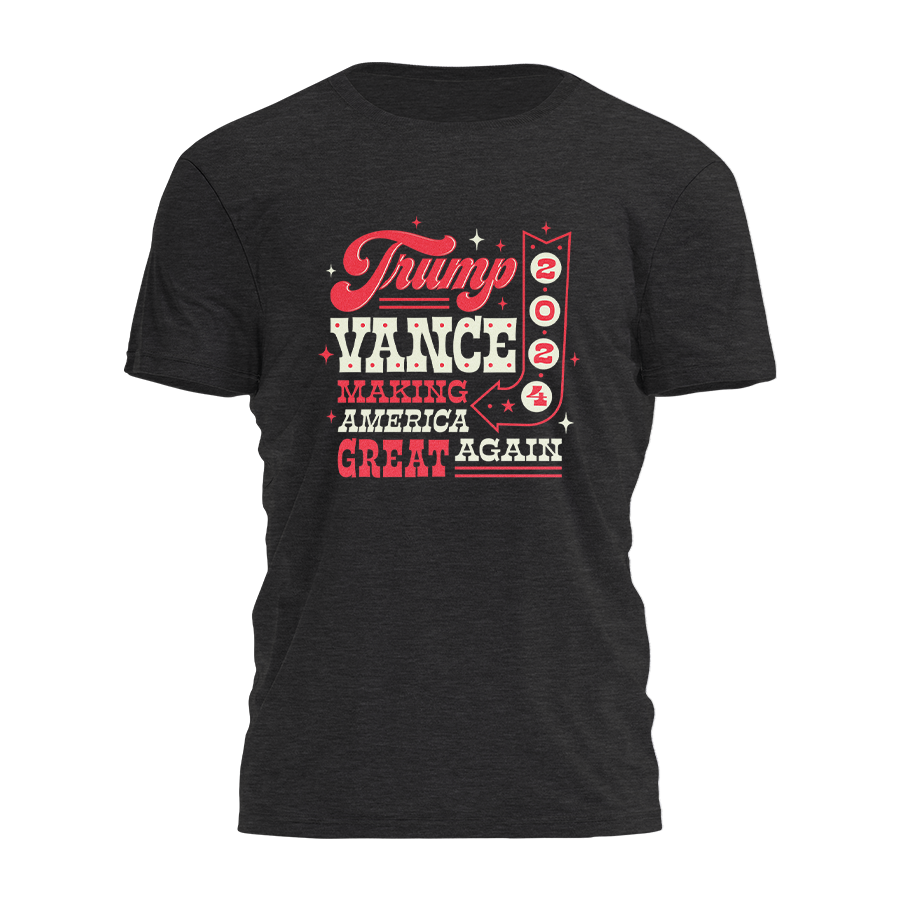 Trump Vance - Retro Sign Tee - 2877
