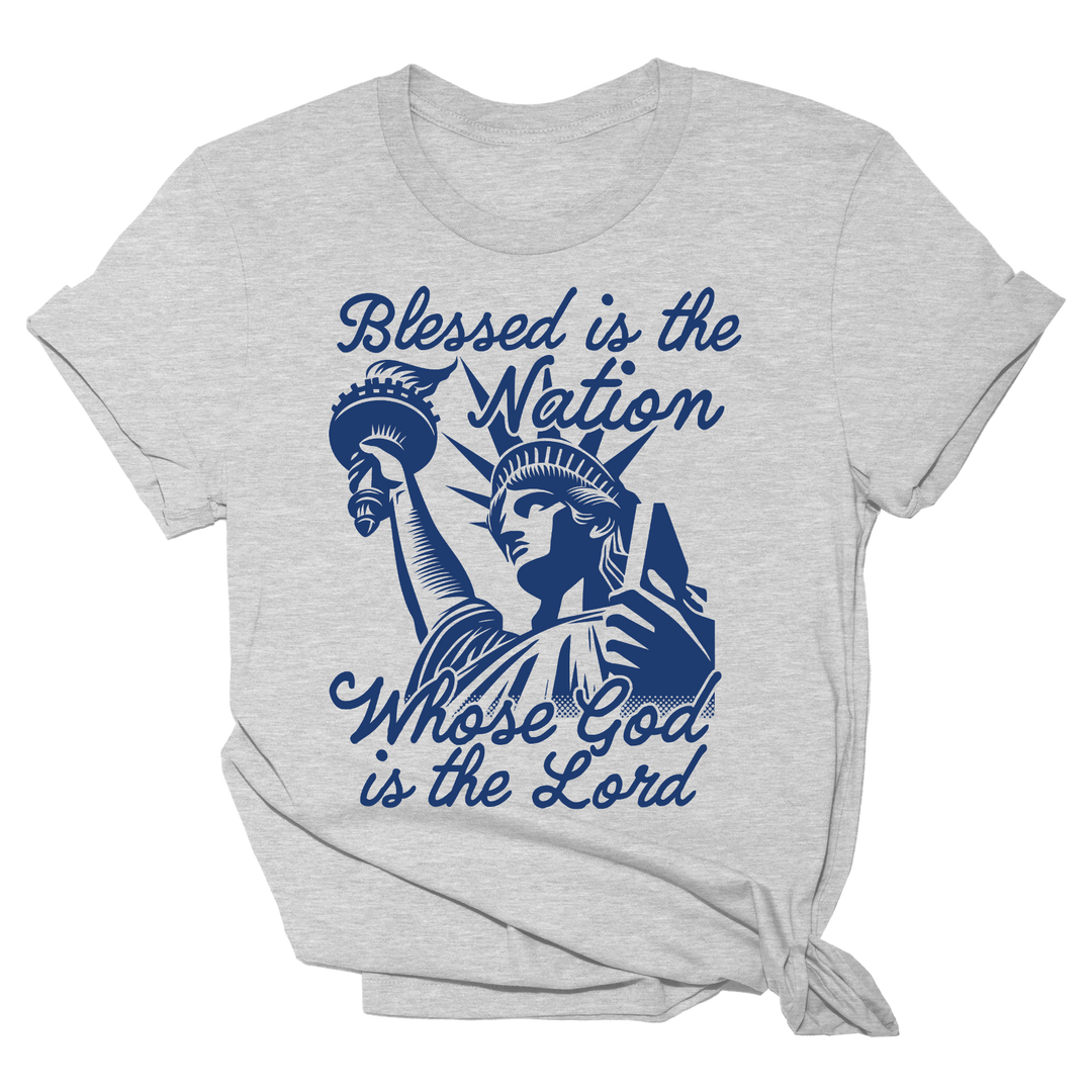 Blessed Is the Nation Women's Shirt 2 Tee