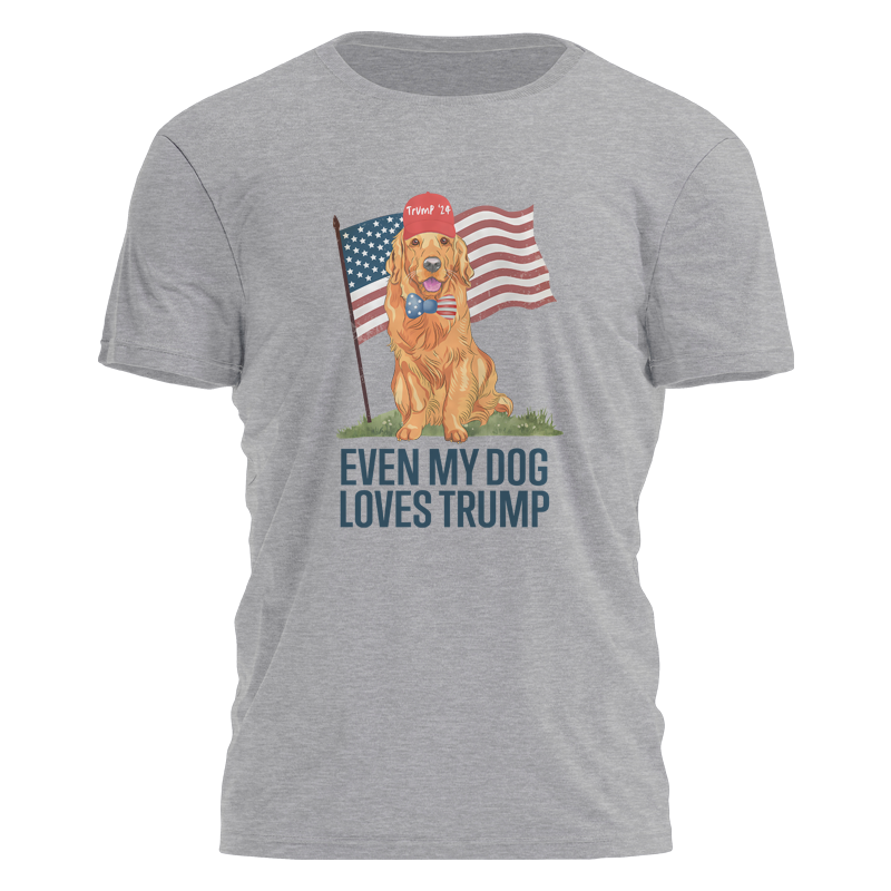 Golden Retriever Trump Tee - 2871