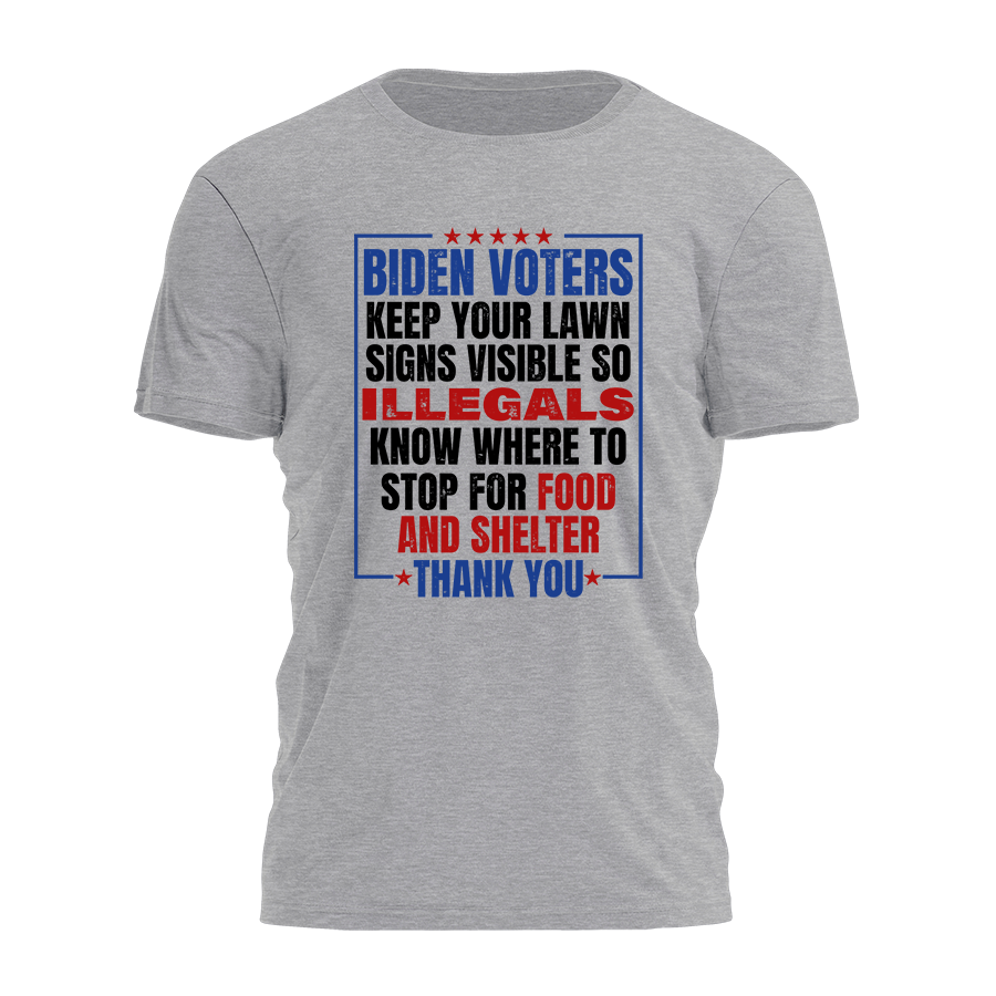 Attention Biden Voters Tee - 2908