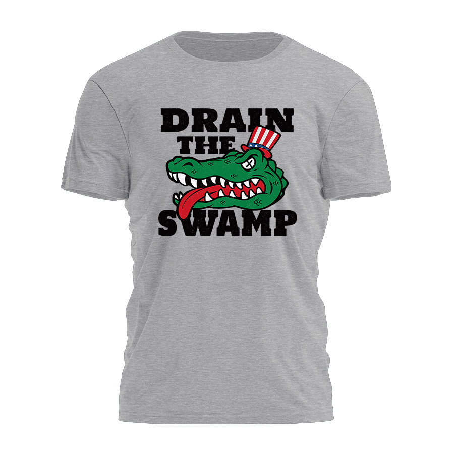 Drain The Swamp - Gator Head Tee - 3336