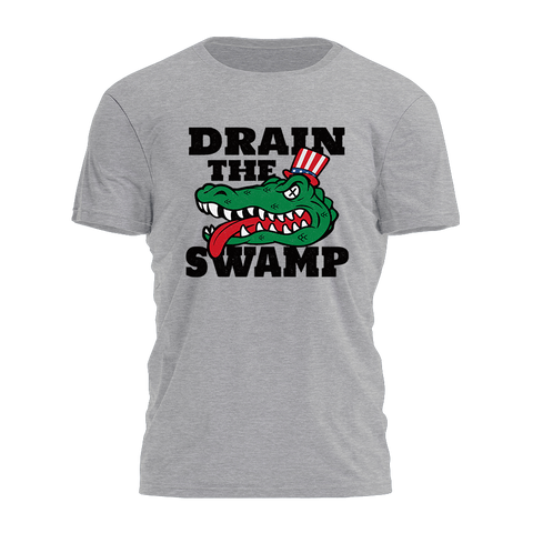 Drain The Swamp - Gator Head Tee - 3336