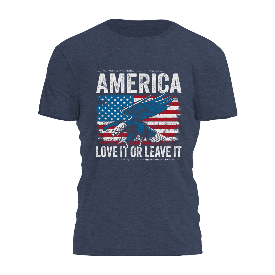 America - Love It Or Leave It Tee - 3982