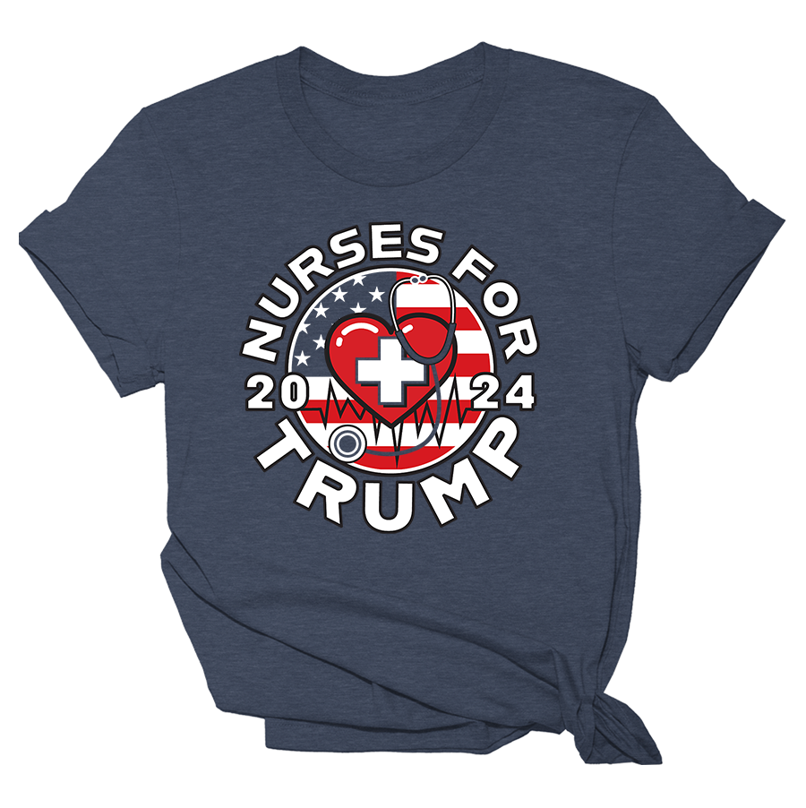 Nurses for Trump 2024 Tee - 2302