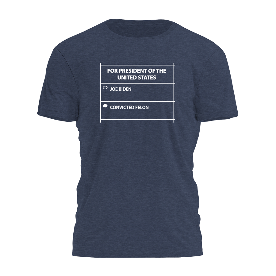 Check Box Convicted Felon Tee - 2524