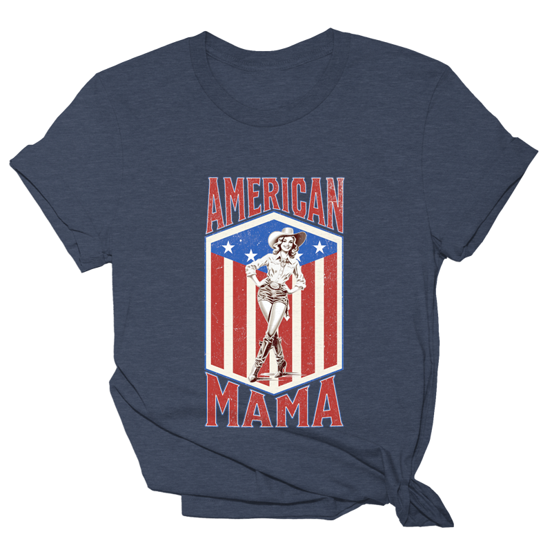 American Mama Old School Tee - 2371