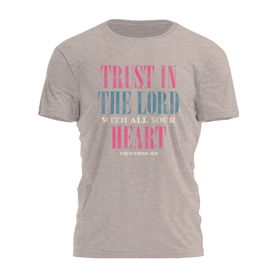 Trust In The Lord - Distressed Tee - 3664