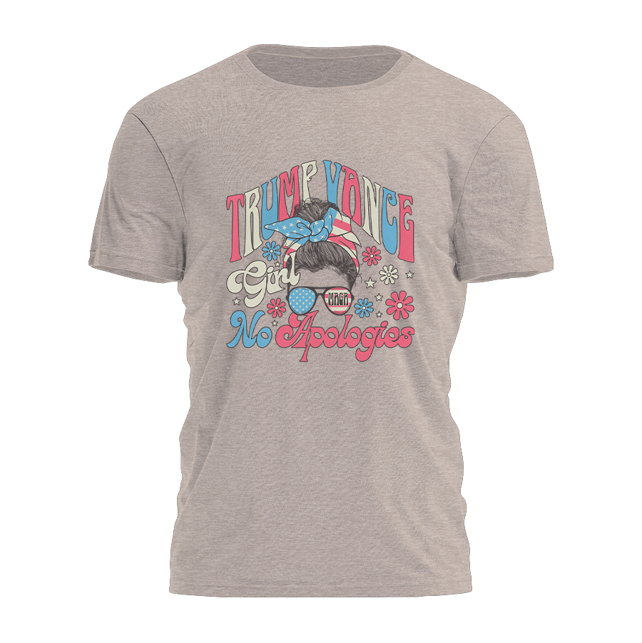Trump Vance Girl - No Apologies Tee - 2851