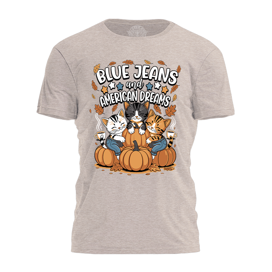 Blue Jeans & American Dreams Tee - 4058
