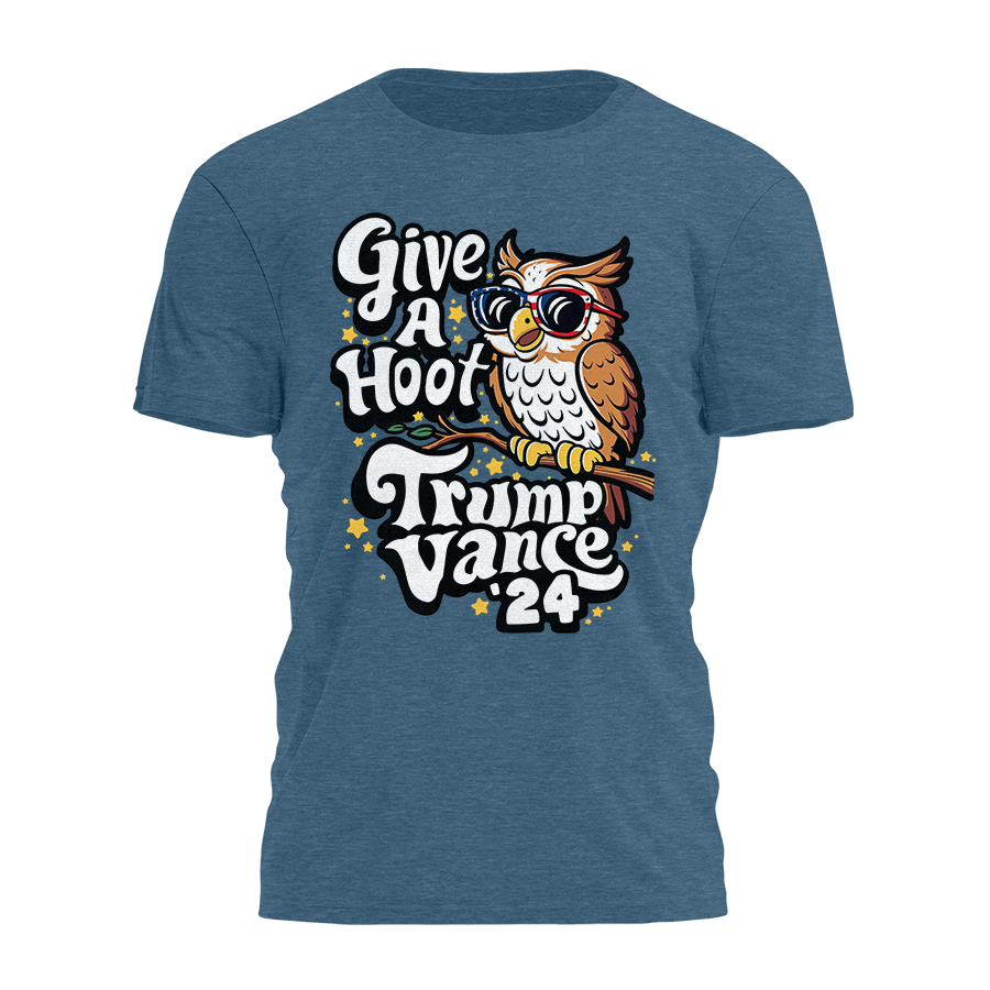 Give A Hoot - Trump Vance 24 Tee - 2893