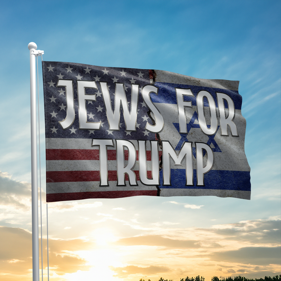 Jews For Trump Flag - 2294
