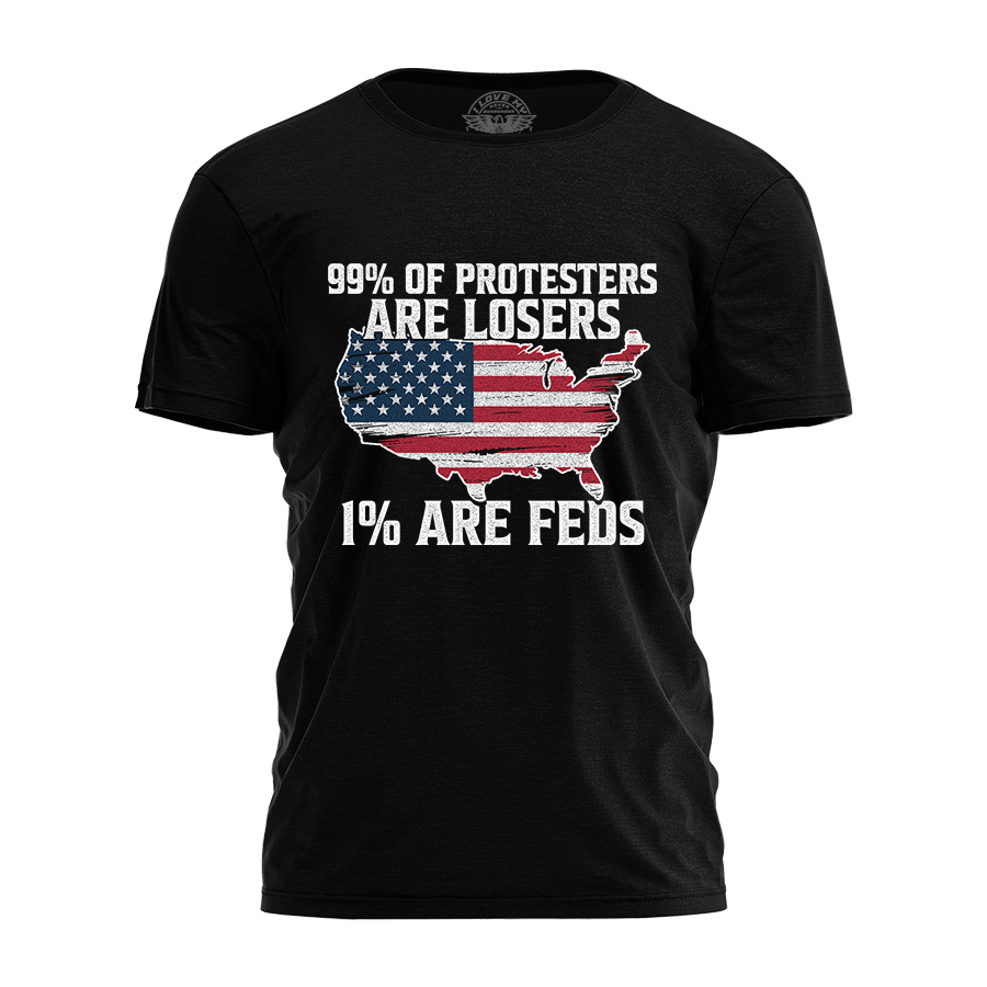 99 Percent Of Protesters Tee - 4221