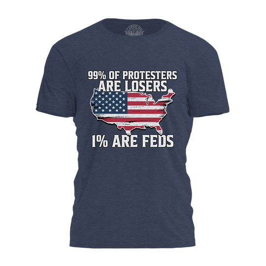 99 Percent Of Protesters Tee - 4221