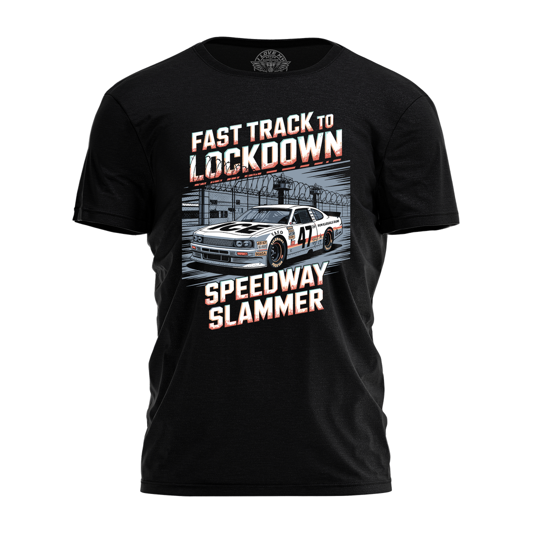 Fast Track Speedway Slammer Tee - 4074