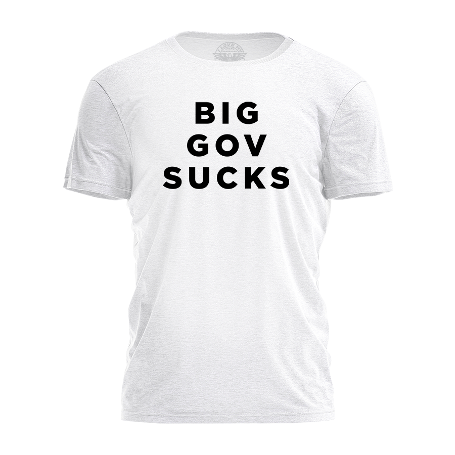 Big Gov Sucks Tee - 4157
