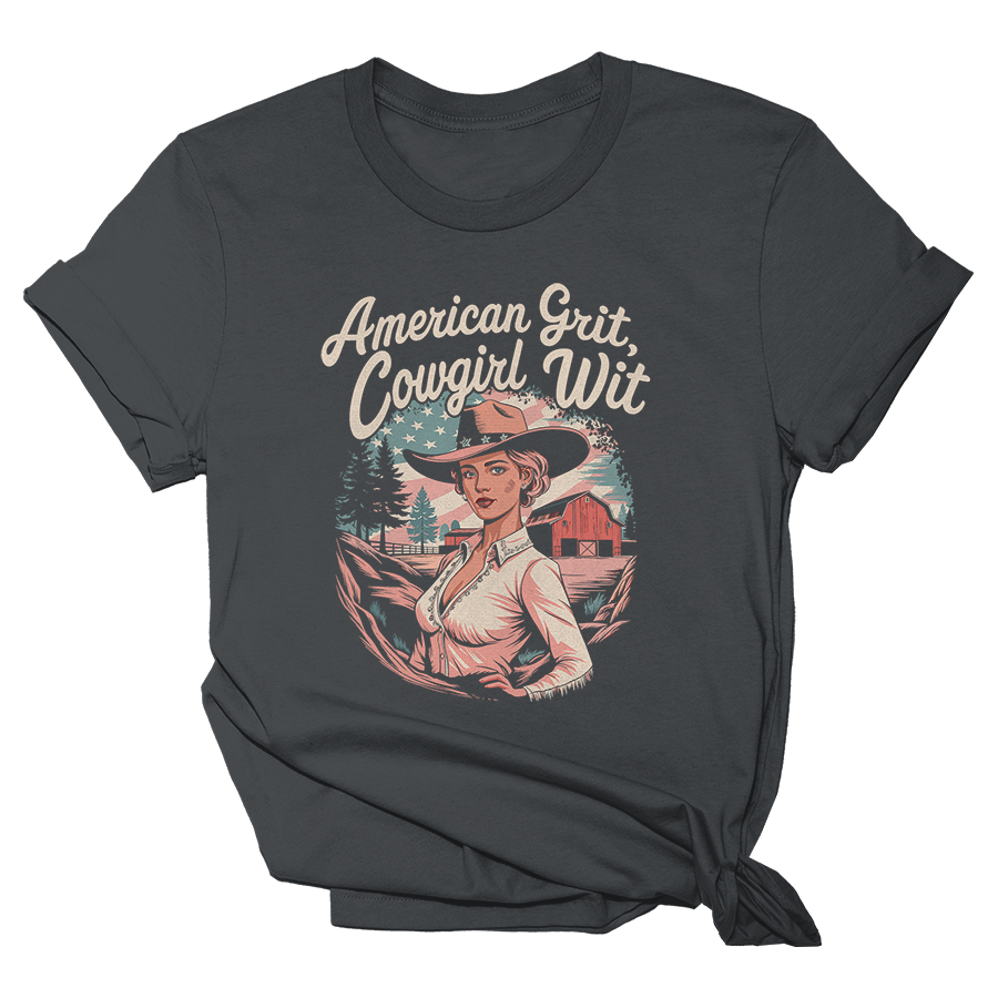 American Grit - Cowgirl Wit Tee - 3402