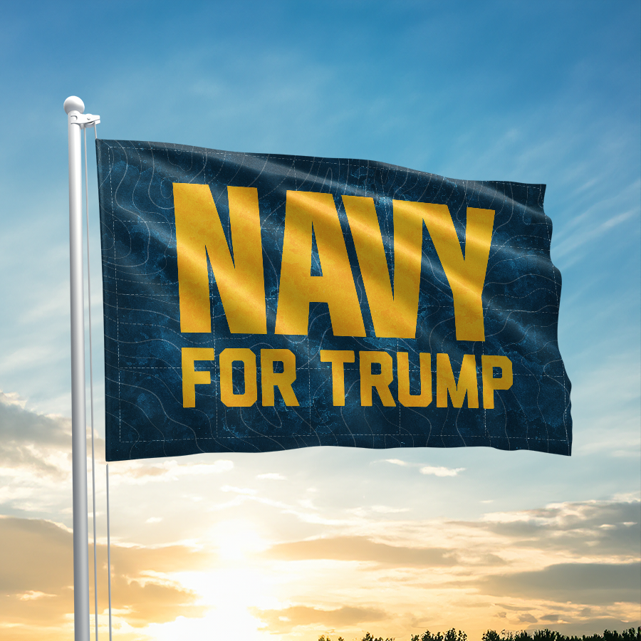 Navy For Trump - Flag