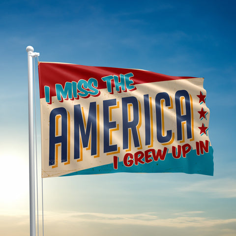 I Miss the America I Grew Up In Flag 2