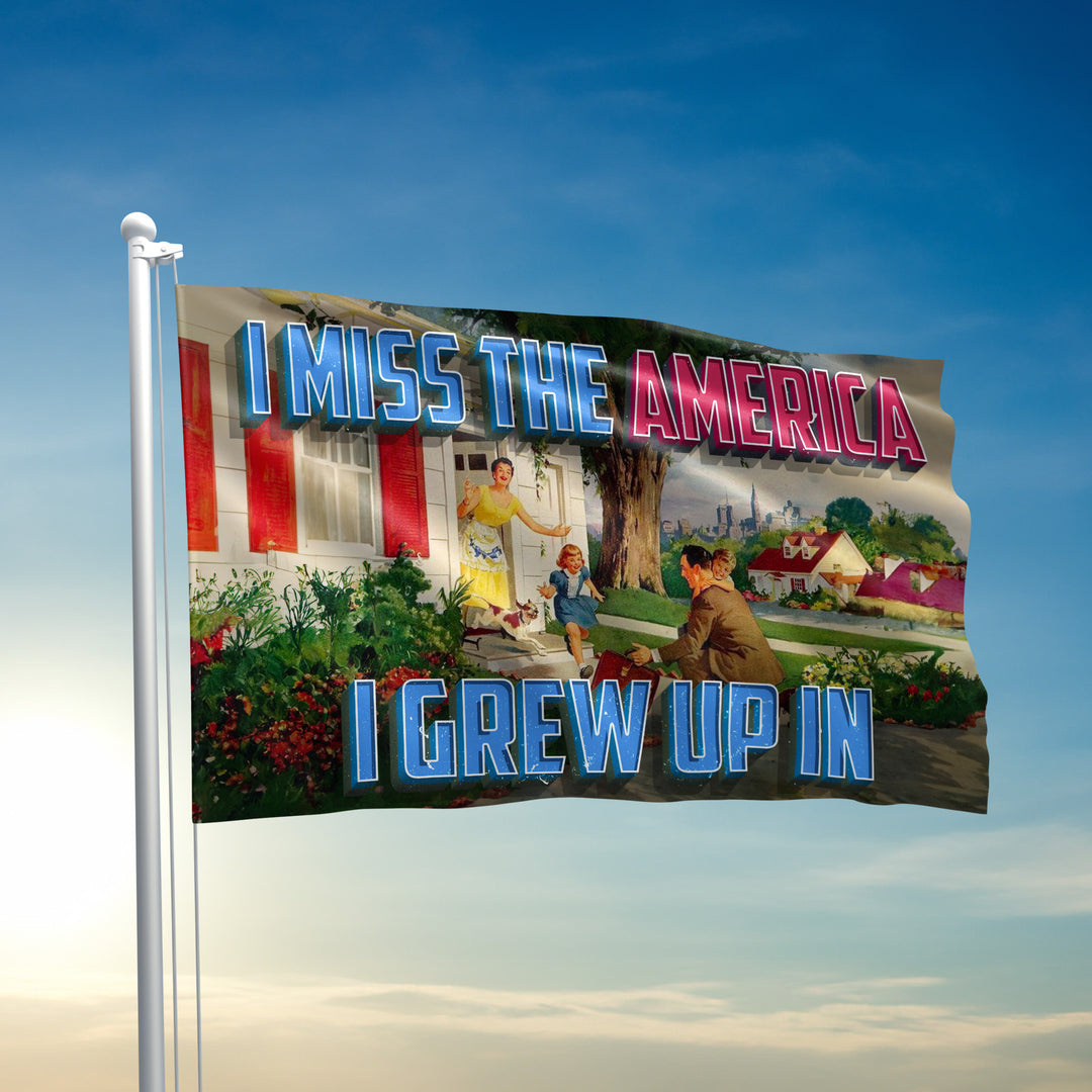I Miss the America I Grew Up In Flag