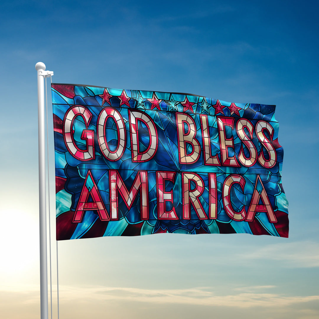 God Bless America Flag