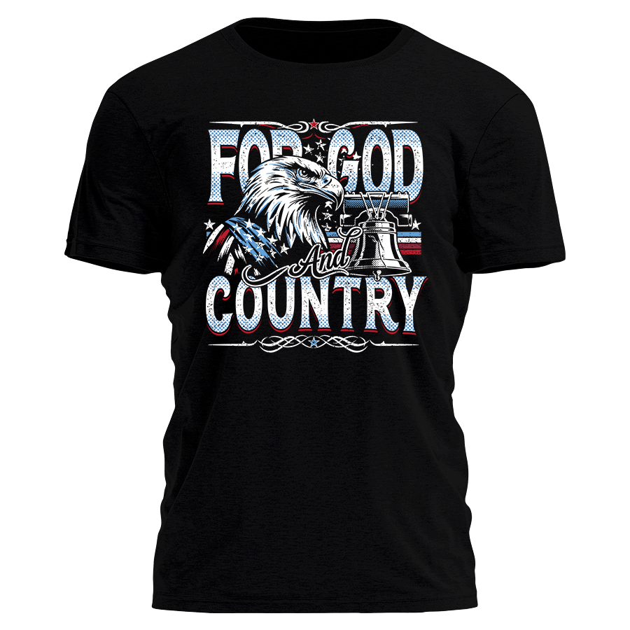 For God and Country Eagle Tee