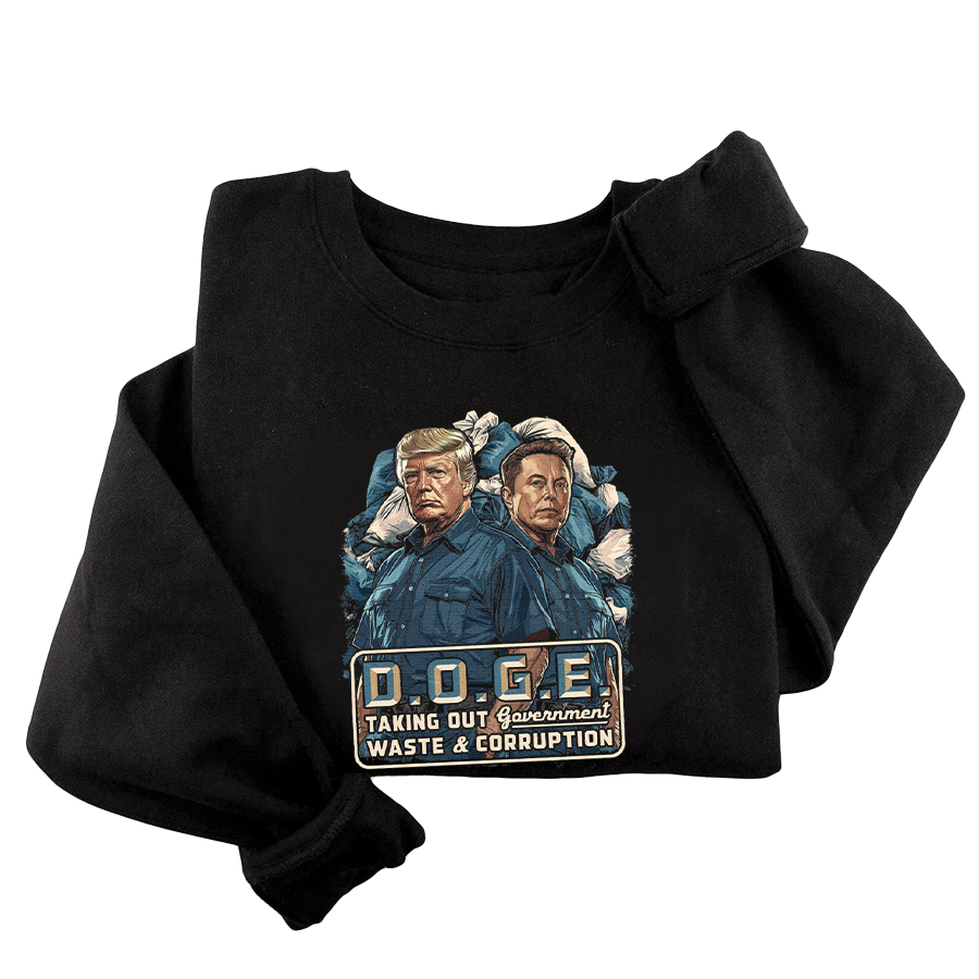 D.O.G.E. - Taking Out Government Waste Crewneck - 3554