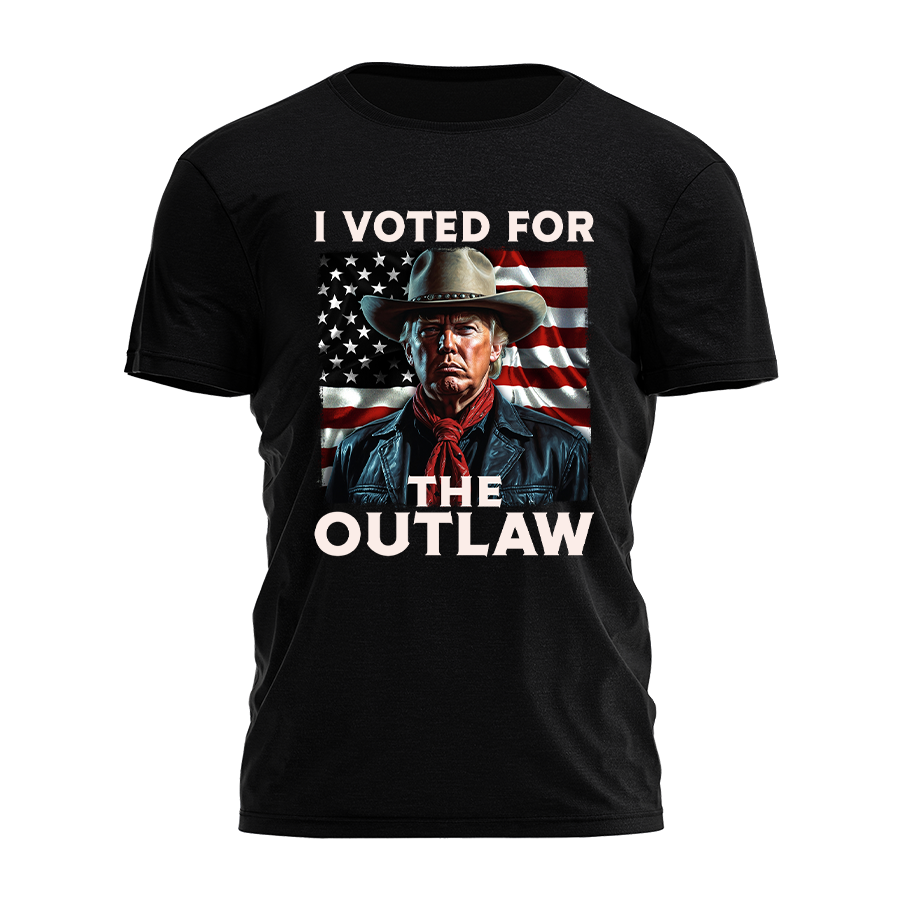 I Voted For The Outlaw Tee - 3077
