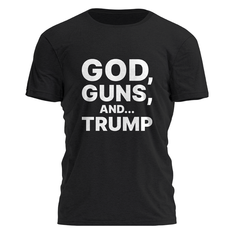 God Guns and Trump Remake Tee - 2179