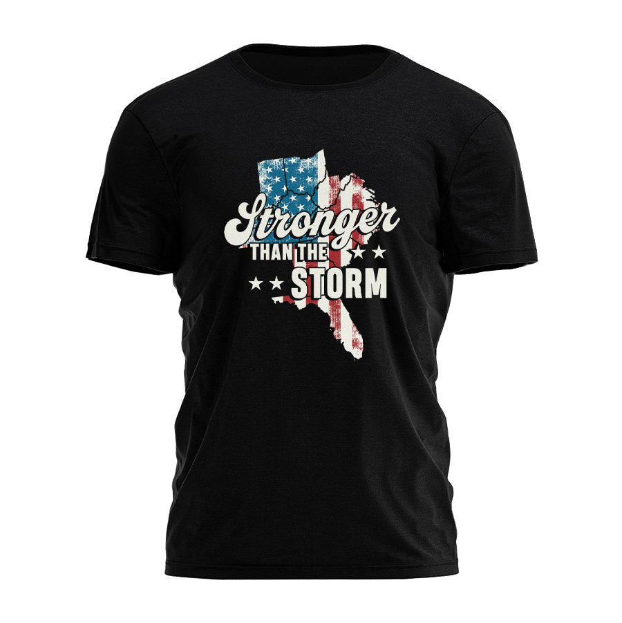 Stronger Than The Storm - Faded Tee - 3056