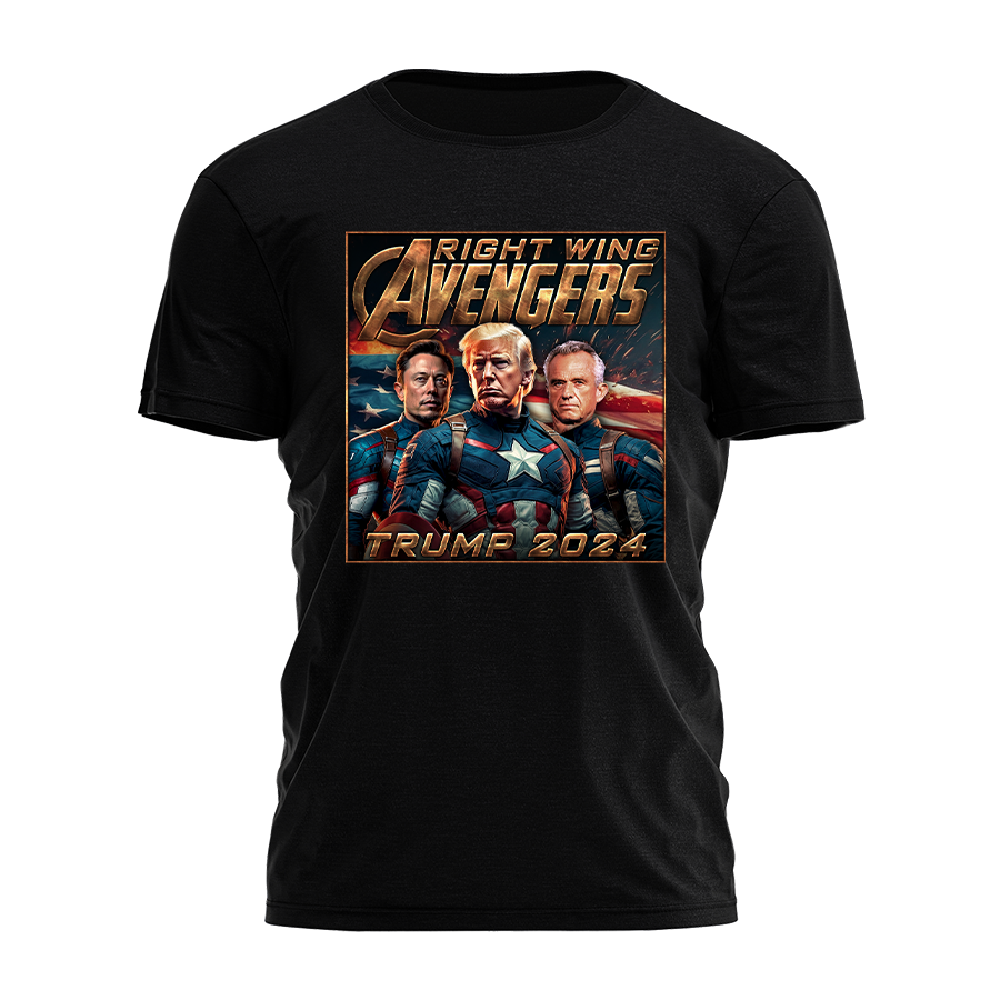 Right Wing Avengers - Musk, Trump, Kennedy Tee - 2932