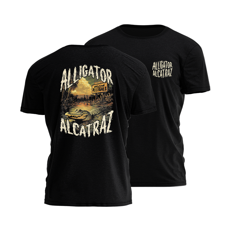Alligator Alcatraz - Welcome Illegals Tee - 4020