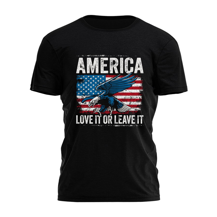 America - Love It Or Leave It Tee - 3942