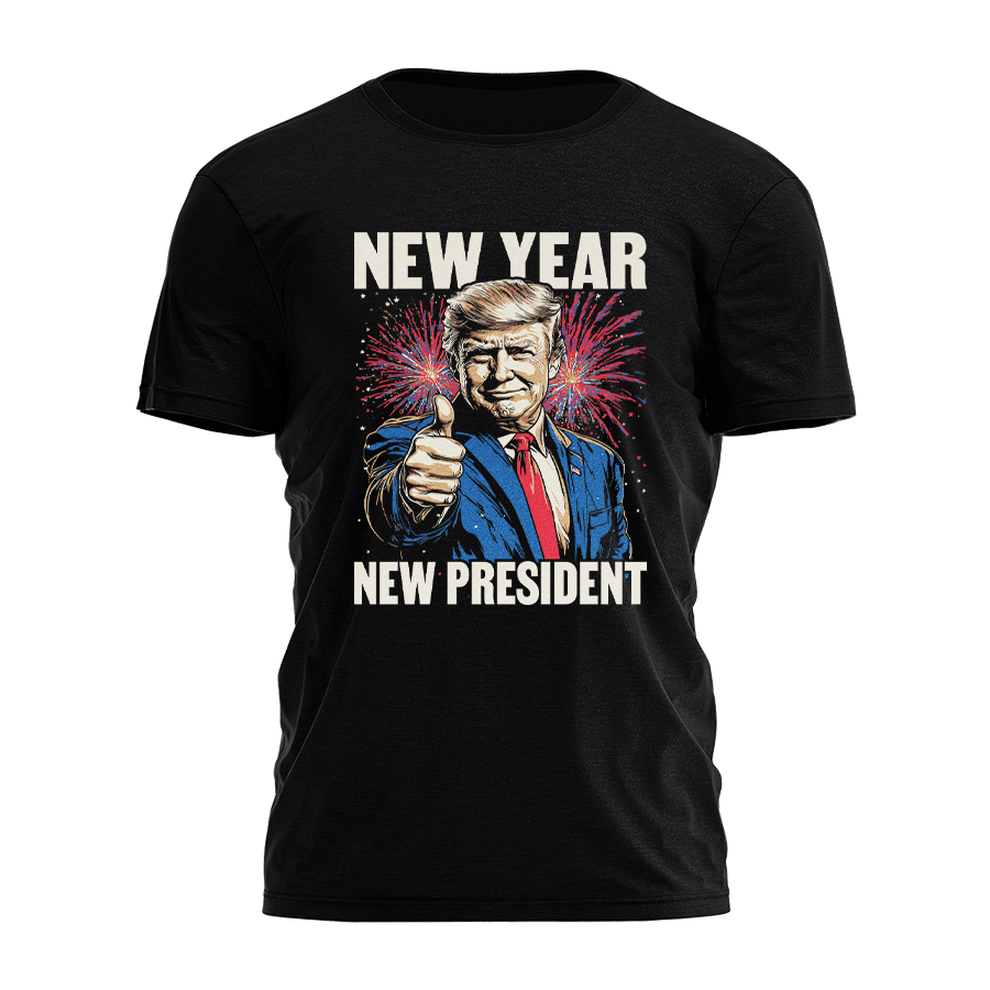 New Year New President - Illustration Tee - 3236