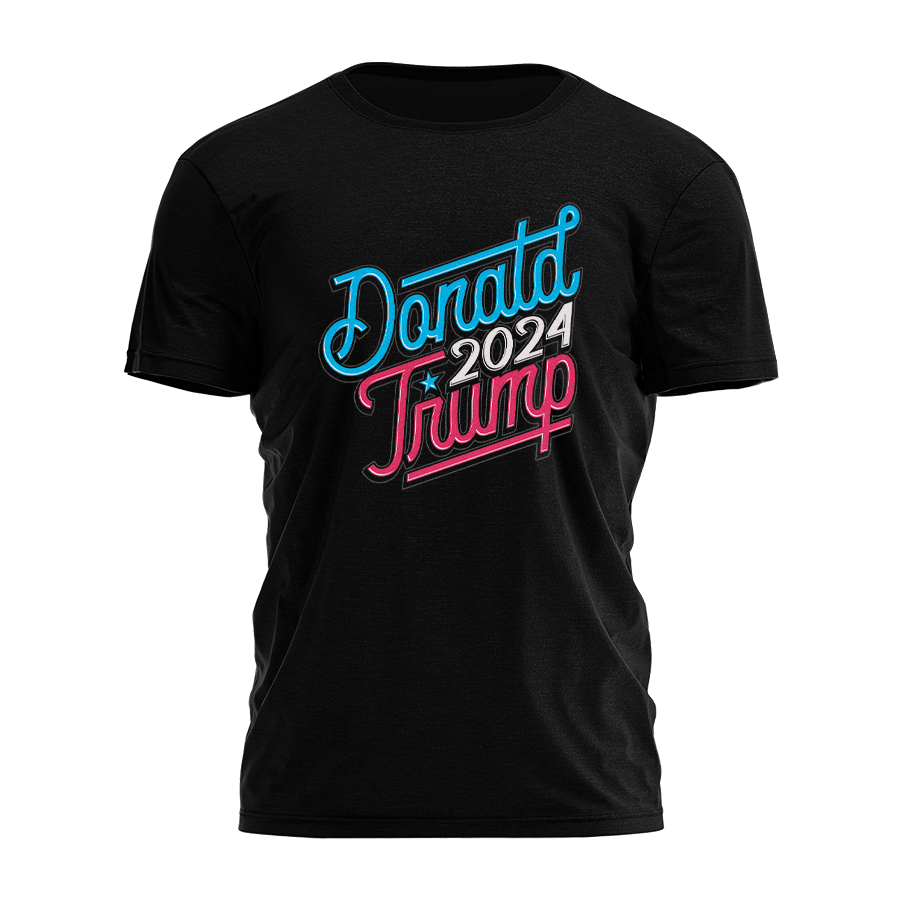 Trump - Retro Script Tee - 2836