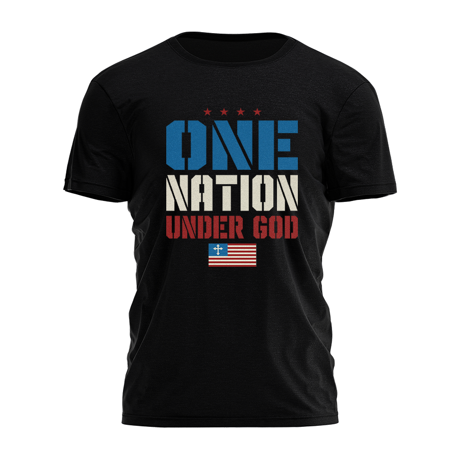 One Nation Under God - Stacked Tee - 3315