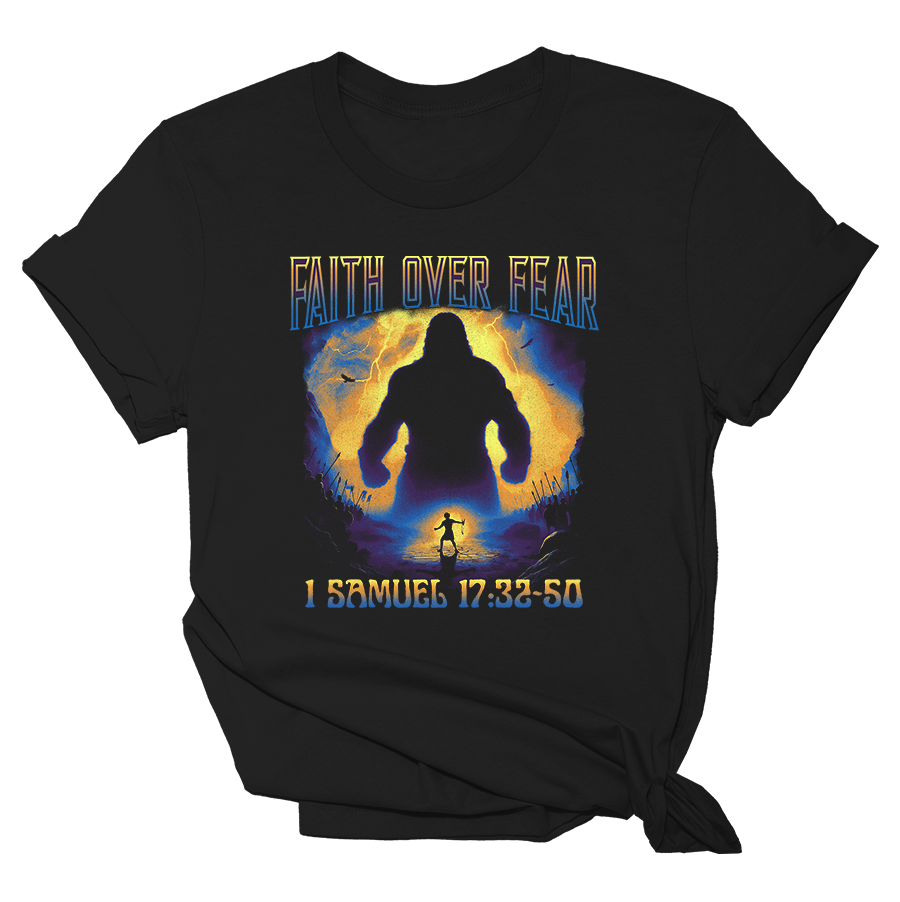 Faith Over Fear David Goliath Tee - 2221