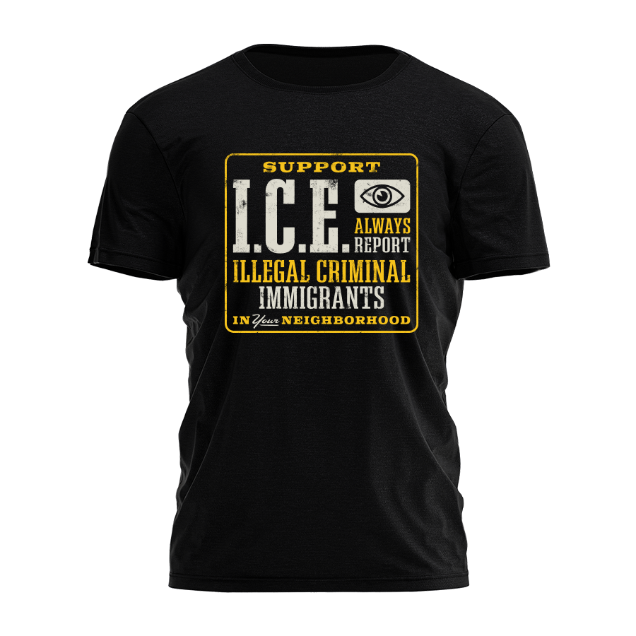 Support ICE - Always Report Tee - 3766