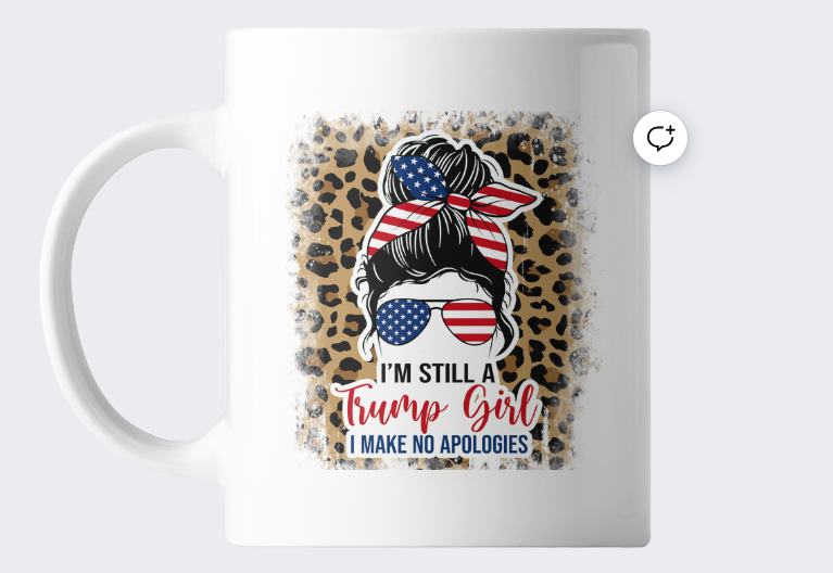 Trump Girl No Apologies 11oz Mug - 2266