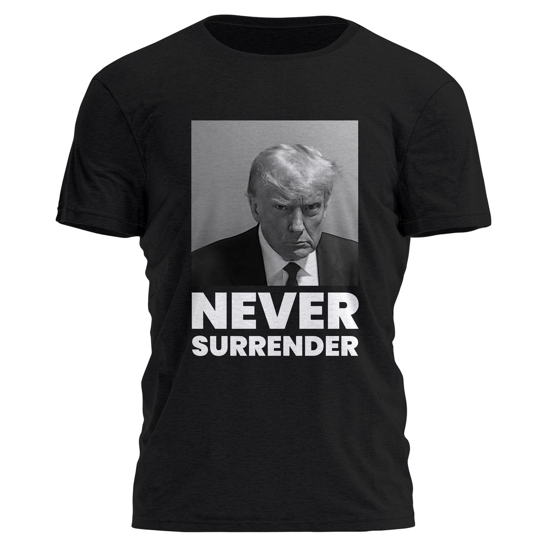 Trump Mugshot - Never Surrender Tee - 1897