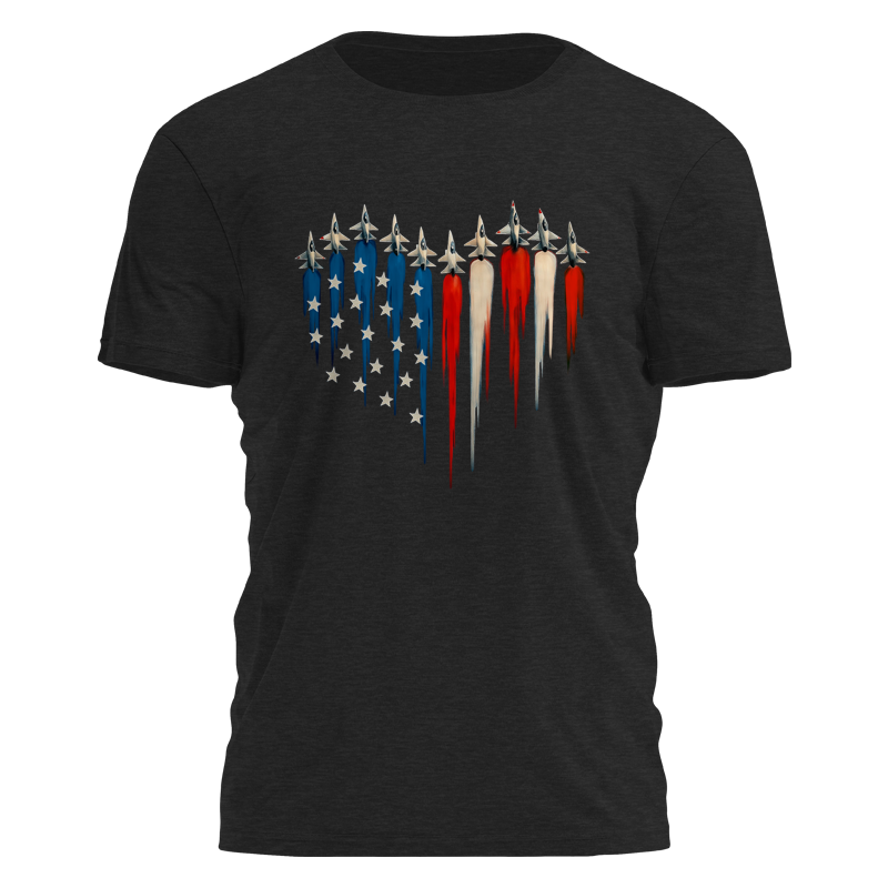 US Heart B-2s Tee - 3923