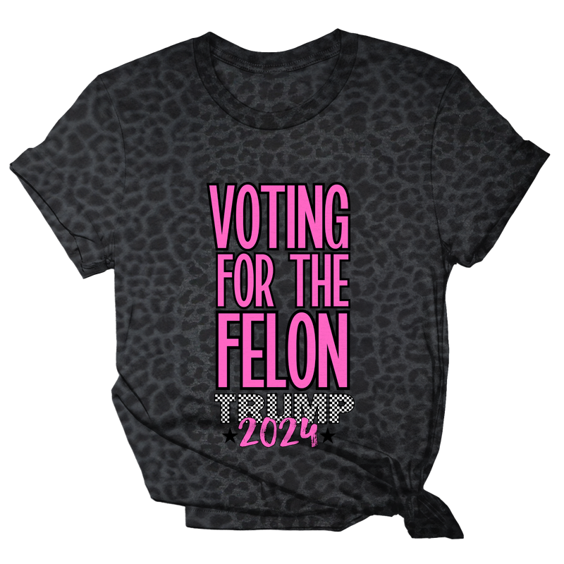 Voting For the Felon Tee - 2680